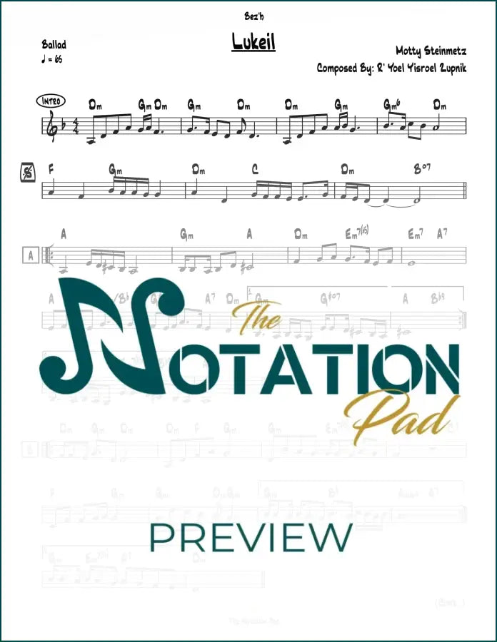 Zemiros Lead Sheet Sheet Music